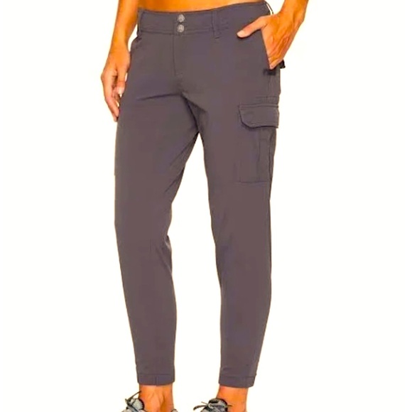 prAna dark gray stretch cargo joggers - Picture 2 of 8